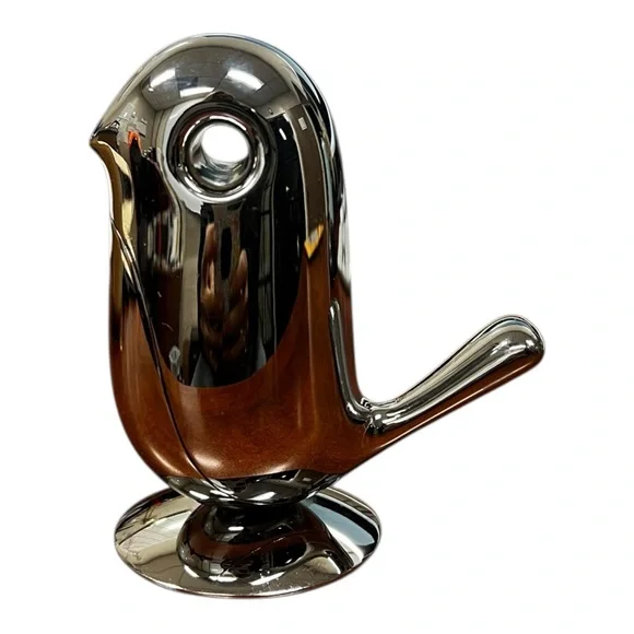 Chip Alessi Magnetic Paper Clip Holder Design Rodrigo Torres Chrome Plated Zamak - Picture 5 of 9